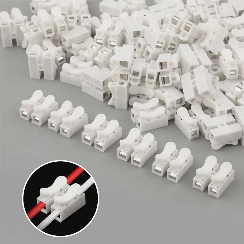 Push Fit Connector - 50 шт. быстрозажимных клемм CH2, 10А