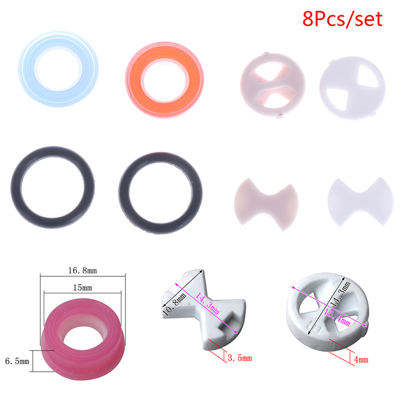 Silicone Tap Washer - Набор из 8 керамических дисковых силиконовых